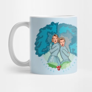 White Christmas Sisters Mug